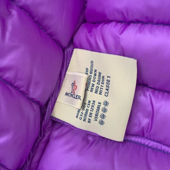 Moncler purple puffer jacket - Picture 3 of 3
